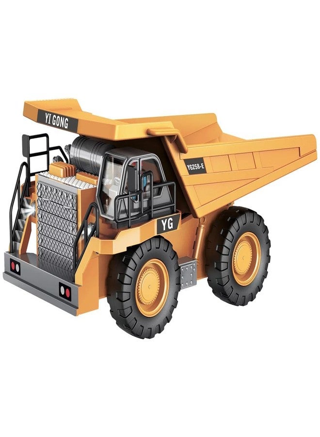 Daji RC Construction Dump Truck Toy, RC Dump Truck Toys for 3 4 5 6,7,8,9,10 Year Old Kids Boys and Up, 1/24 Scale Alloy RC Engineering Truck, Construction Toys Vehicle for Boys and Girls - Image 1